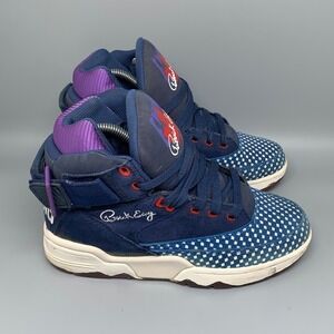 Ewing Athletics 33 Hi Canada Maple Leaf Blue Red Shoes 1EW90166-463 Men's Sz 5